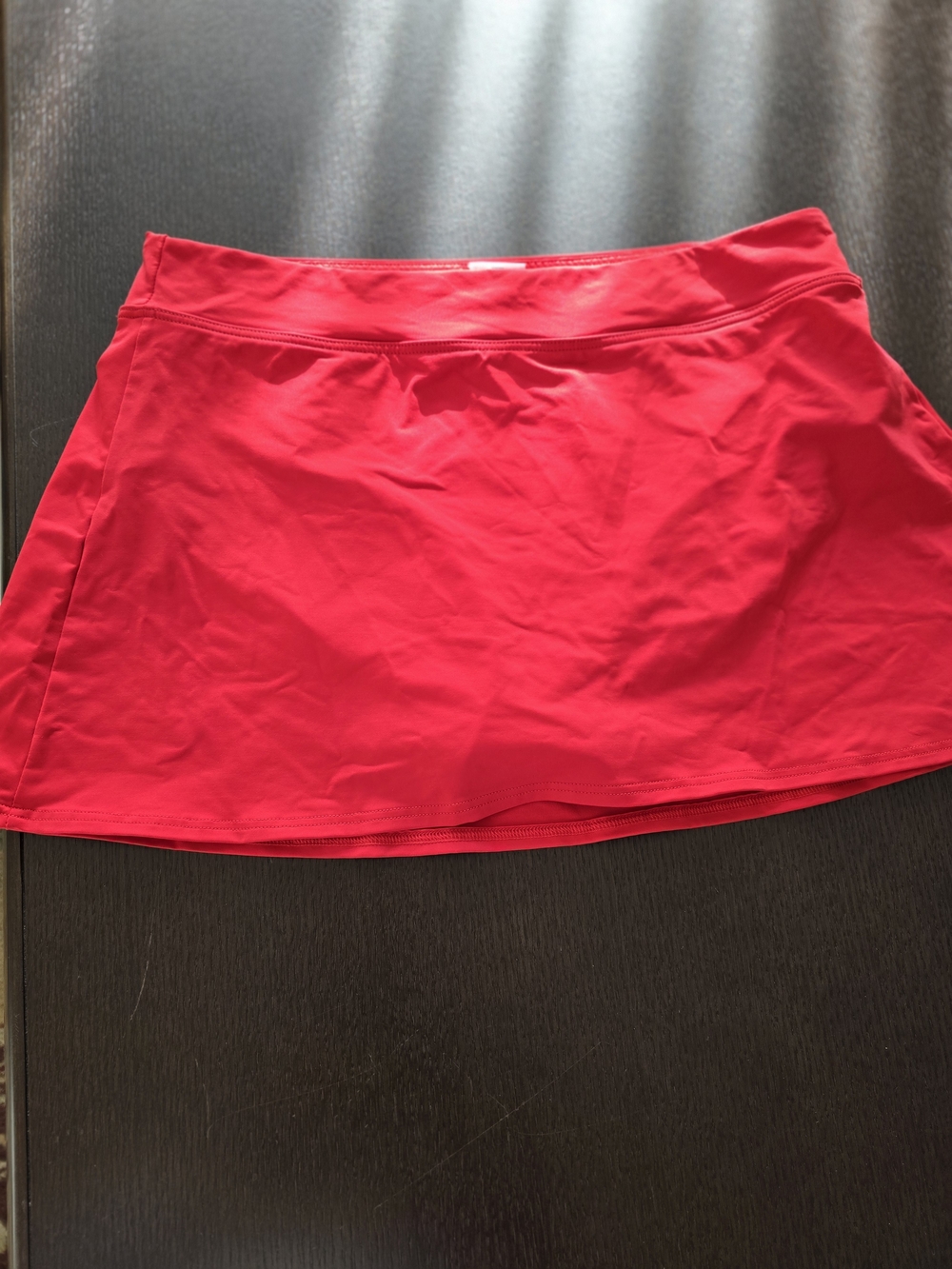 Lands' End Red Athletic Swim Skirt